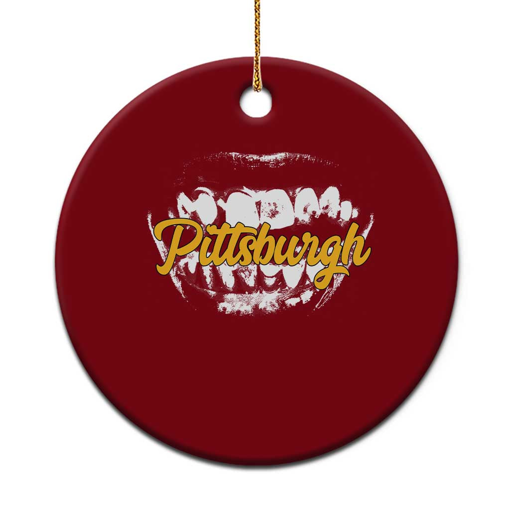 PFS Game Day Ceramic Ornament Streetwear Steel City Pride TS10 1pc Red Print Your Wear