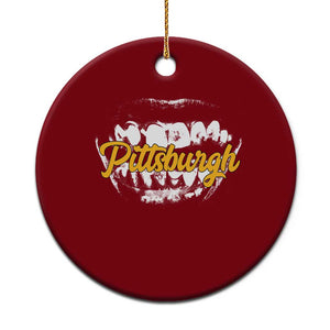 PFS Game Day Ceramic Ornament Streetwear Steel City Pride TS10 1pc Red Print Your Wear