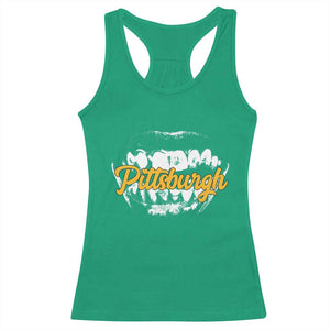 Pittsburgh Racerback Tank Top Streetwear Steel City Pride TS10 Irish Green Print Your Wear