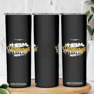 PFS Game Day Skinny Tumbler Streetwear Steel City Pride TS10 Print Your Wear