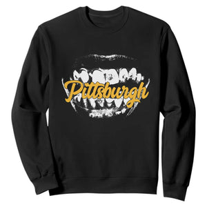 Pittsburgh Sweatshirt Streetwear Steel City Pride TS10 Black Print Your Wear