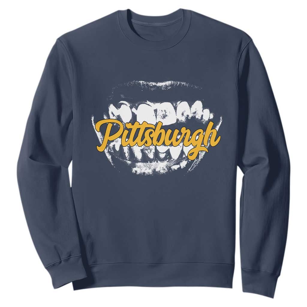 Pittsburgh Sweatshirt Streetwear Steel City Pride TS10 Navy Print Your Wear