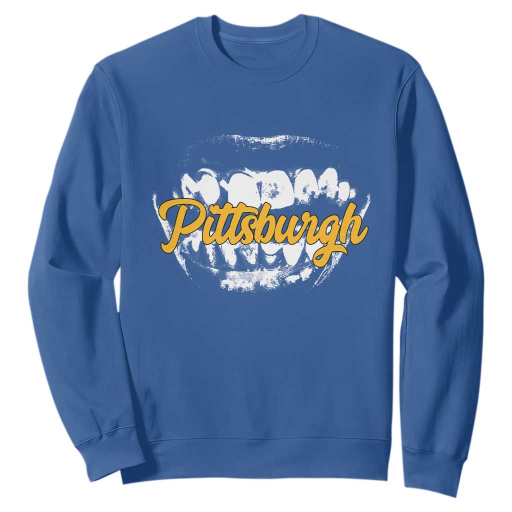 PFS Game Day Sweatshirt Streetwear Steel City Pride TS10 Royal Blue Print Your Wear