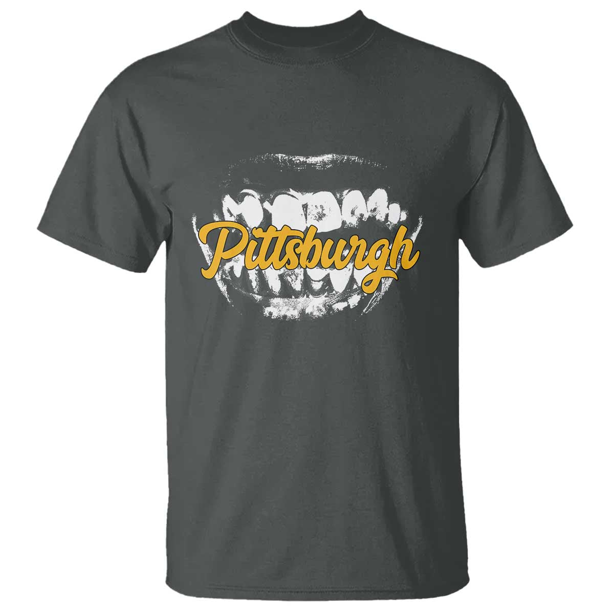 PFS Game Day T Shirt Streetwear Steel City Pride TS10 Dark Heather Print Your Wear