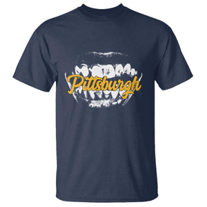 PFS Game Day T Shirt Streetwear Steel City Pride TS10 Navy Print Your Wear