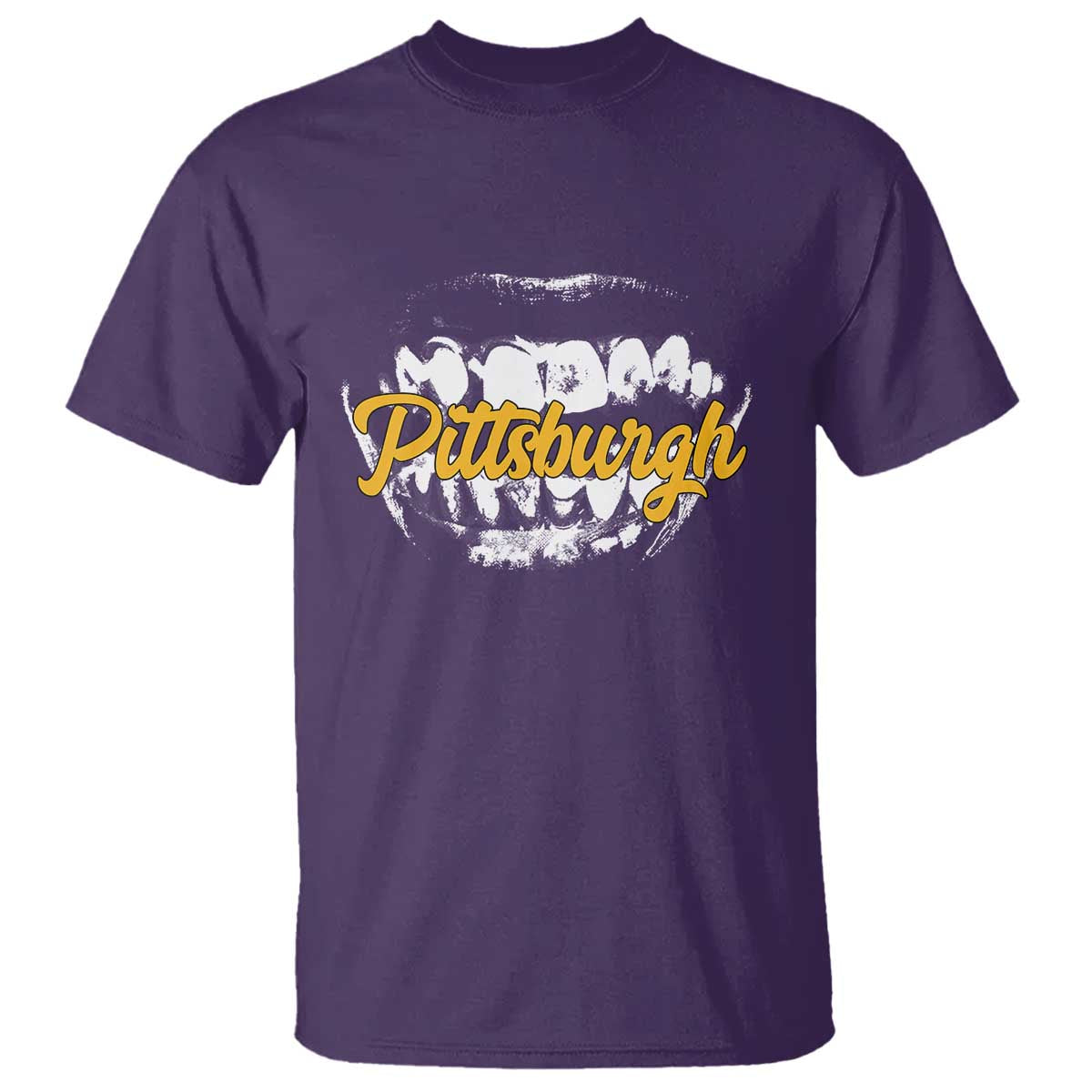 Pittsburgh T Shirt Streetwear Steel City Pride TS10 Purple Print Your Wear