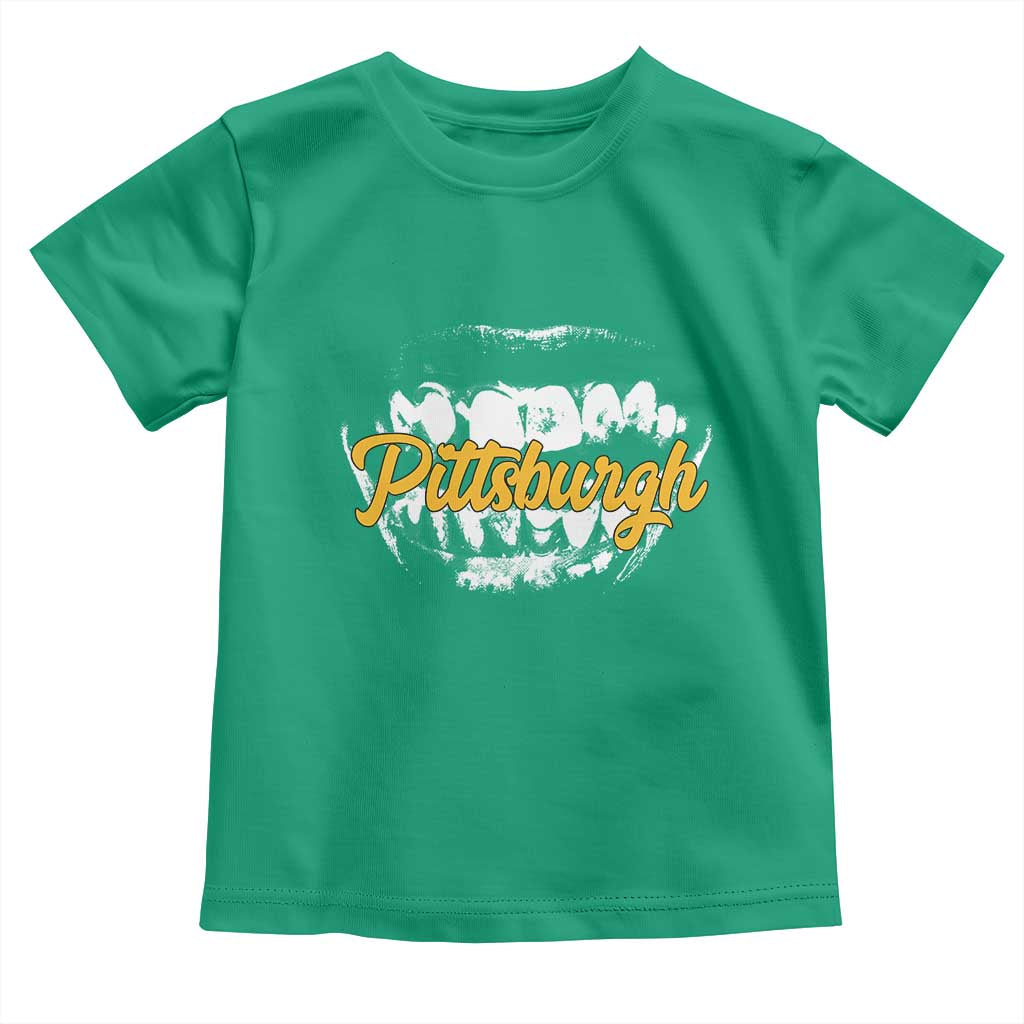 PFS Game Day Toddler T Shirt Streetwear Steel City Pride TS10 Irish Green Print Your Wear