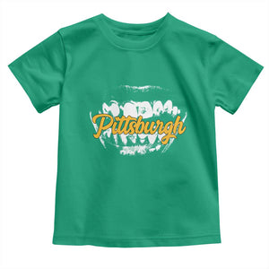 PFS Game Day Toddler T Shirt Streetwear Steel City Pride TS10 Irish Green Print Your Wear