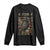 Funny F Caw F Crow Long Sleeve Shirt Vintage Bird Saying Adult Humor Gothic Tarot Card TS10 Black Print Your Wear