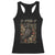 Funny F Caw F Crow Racerback Tank Top Vintage Bird Saying Adult Humor Gothic Tarot Card - Print Your Wear