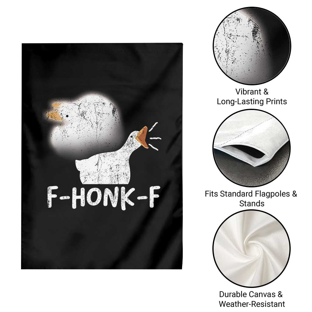 Silly Goose Meme Garden Flag Retro F-Honk-F Funny Farm Animal TS10 Print Your Wear