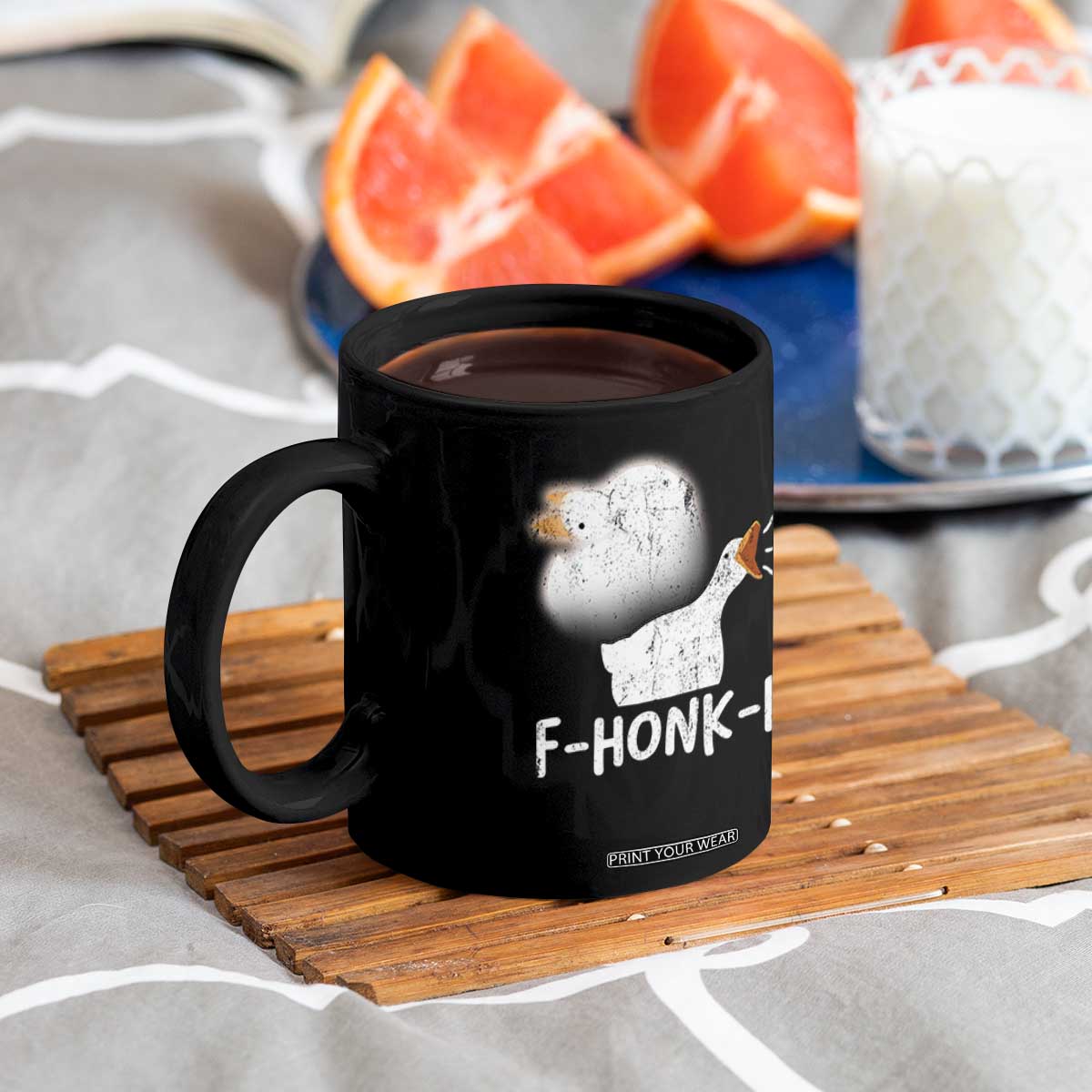 Silly Goose Meme Coffee Mug Retro F-Honk-F Funny Farm Animal TS10 Print Your Wear