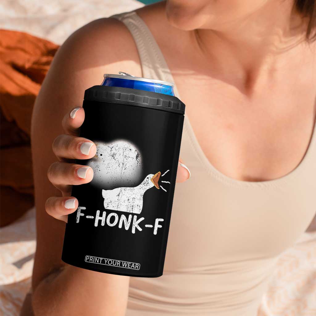 Silly Goose Meme 4 in 1 Can Cooler Tumbler Retro F-Honk-F Funny Farm Animal TS10 Print Your Wear