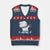 Silly Goose Meme V-Neck Knit Sweater Vest Retro F-Honk-F Funny Farm Animal TS10 Navy Red Print Your Wear