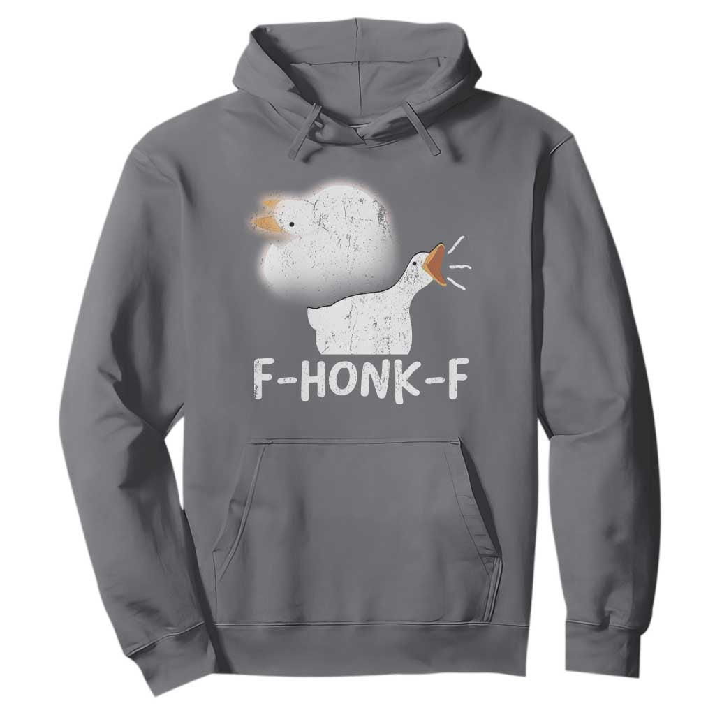 Silly Goose Meme Hoodie Retro F-Honk-F Funny Farm Animal TS10 Charcoal Print Your Wear