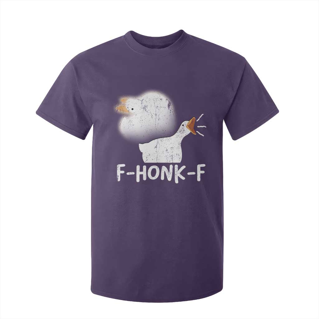 Silly Goose Meme T Shirt For Kid Retro F-Honk-F Funny Farm Animal TS10 Purple Print Your Wear