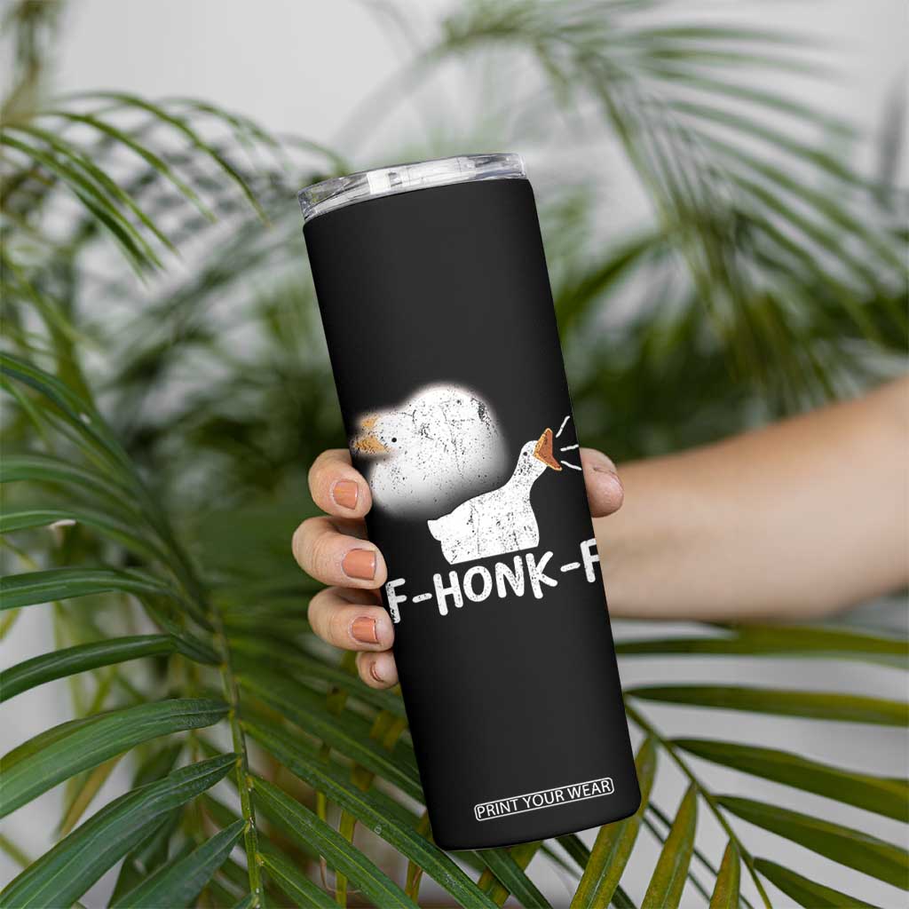 Silly Goose Meme Skinny Tumbler Retro F-Honk-F Funny Farm Animal TS10 Print Your Wear