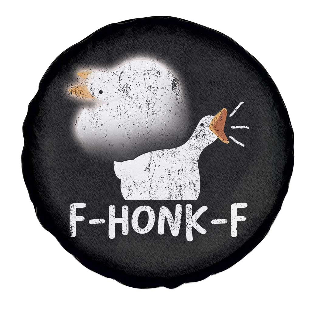 Silly Goose Meme Spare Tire Cover Retro F-Honk-F Funny Farm Animal TS10 Print Your Wear