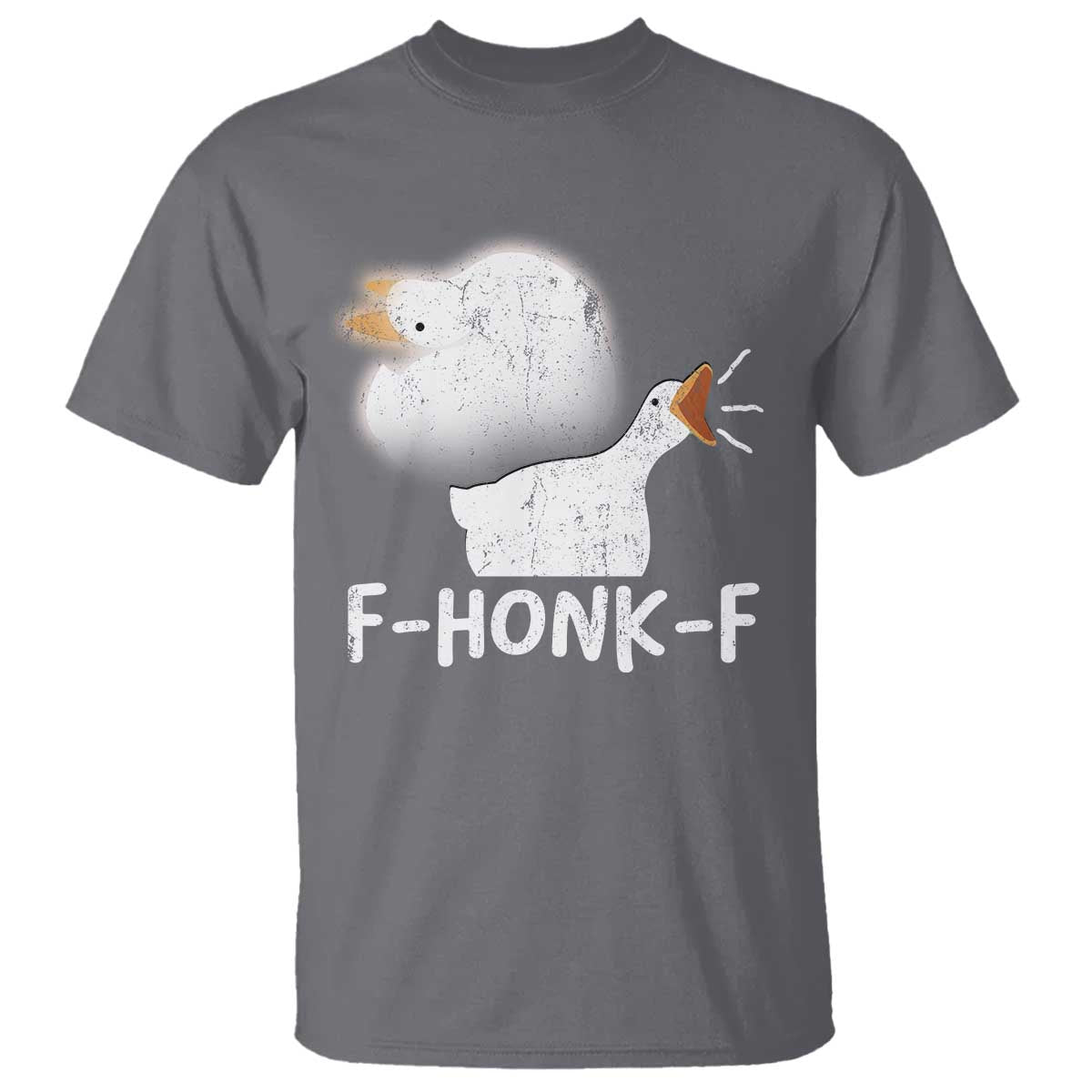 Silly Goose Meme T Shirt Retro F-Honk-F Funny Farm Animal TS10 Charcoal Print Your Wear