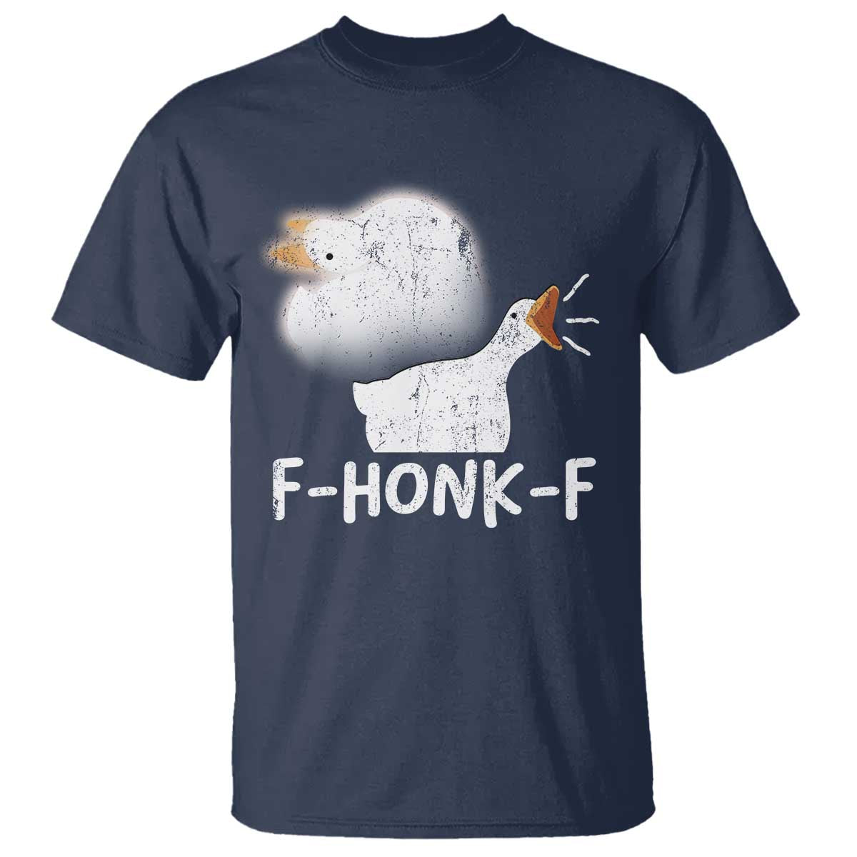 Silly Goose Meme T Shirt Retro F-Honk-F Funny Farm Animal TS10 Navy Print Your Wear