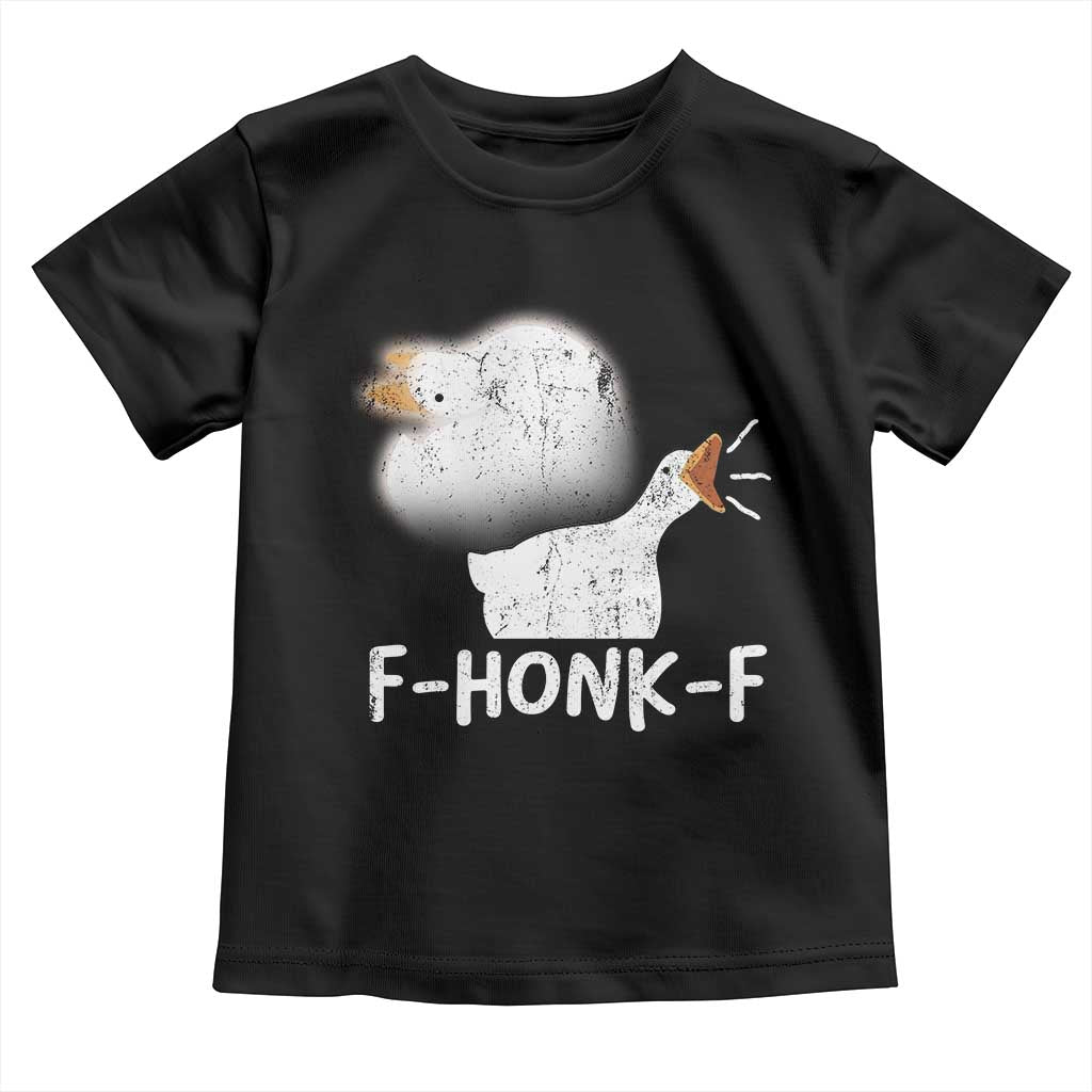 Silly Goose Meme Toddler T Shirt Retro F-Honk-F Funny Farm Animal TS10 Black Print Your Wear