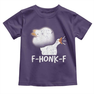 Silly Goose Meme Toddler T Shirt Retro F-Honk-F Funny Farm Animal TS10 Purple Print Your Wear