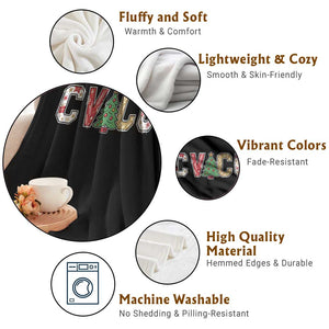 Christmas CVICU Nurse Throw Blanket Cardiovascular Intensive Care Unit Cardiac Nurse TS10 Print Your Wear