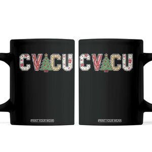 Christmas CVICU Nurse Coffee Mug Cardiovascular Intensive Care Unit Cardiac Nurse TS10 Black Print Your Wear