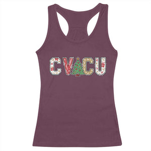 Christmas CVICU Nurse Racerback Tank Top Cardiovascular Intensive Care Unit Cardiac Nurse TS10 Maroon Print Your Wear