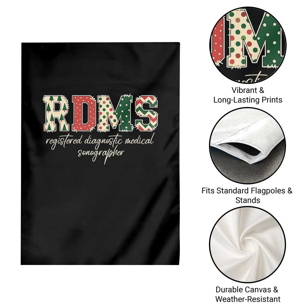 Sonographer Christmas Garden Flag RDMS Ultrasound Tech Technologist Gift TS10 Print Your Wear