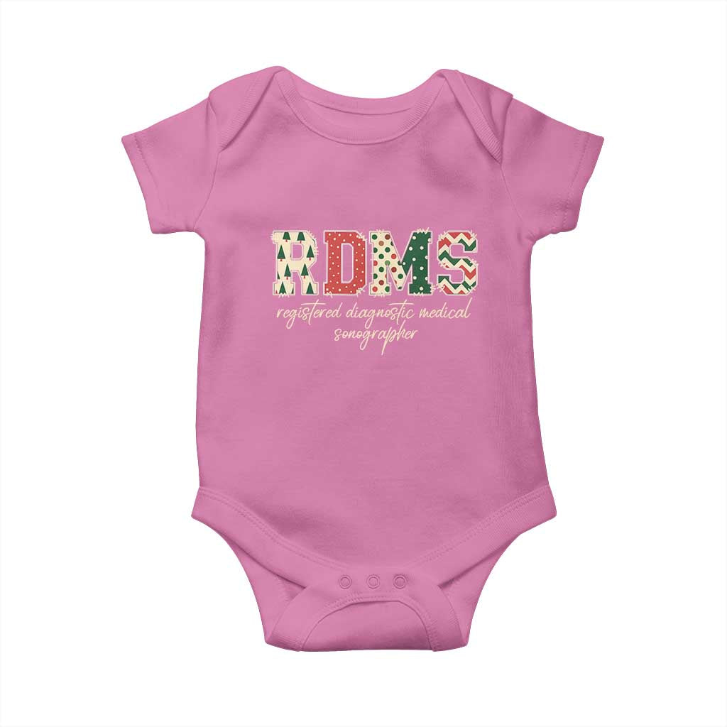 Sonographer Christmas Baby Onesie RDMS Ultrasound Tech Technologist Gift TS10 Azalea Print Your Wear