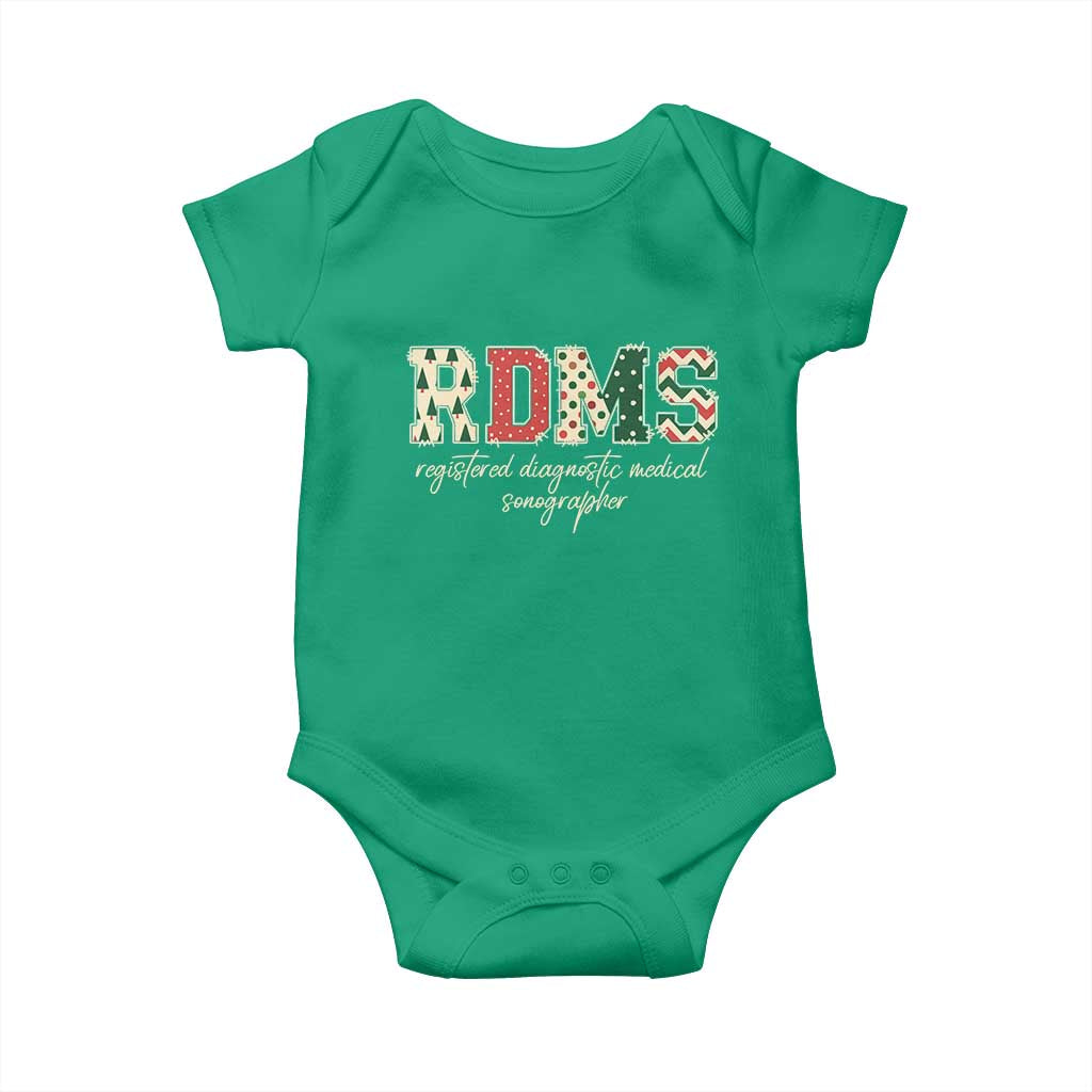 Sonographer Christmas Baby Onesie RDMS Ultrasound Tech Technologist Gift TS10 Irish Green Print Your Wear