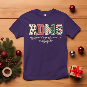 Sonographer Christmas T Shirt RDMS Ultrasound Tech Technologist Gift TS10 Purple Print Your Wear