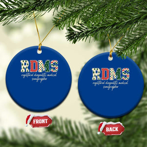 Sonographer Christmas Ceramic Ornament RDMS Ultrasound Tech Technologist Gift TS10 1pc Blue Print Your Wear