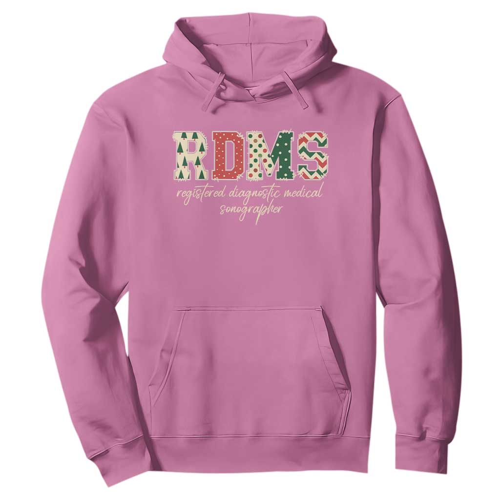 Sonographer Christmas Hoodie RDMS Ultrasound Tech Technologist Gift TS10 Azalea Print Your Wear