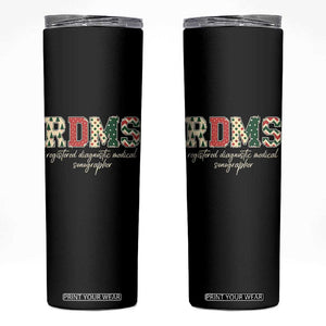 Sonographer Christmas Skinny Tumbler RDMS Ultrasound Tech Technologist Gift - Print Your Wear
