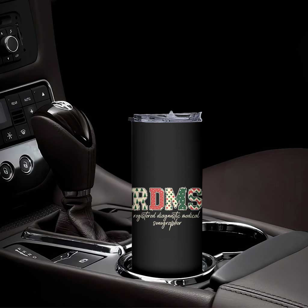 Sonographer Christmas Skinny Tumbler RDMS Ultrasound Tech Technologist Gift - Print Your Wear