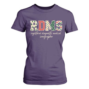 Sonographer Christmas T Shirt For Women RDMS Ultrasound Tech Technologist Gift TS10 Purple Print Your Wear