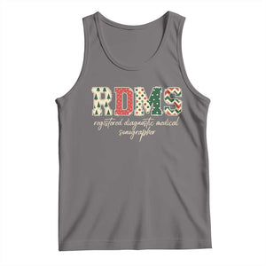 Sonographer Christmas Tank Top RDMS Ultrasound Tech Technologist Gift TS10 Deep Heather Print Your Wear