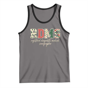 Sonographer Christmas Tank Top RDMS Ultrasound Tech Technologist Gift TS10 Deep Heather Black Print Your Wear