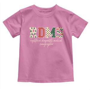 Sonographer Christmas Toddler T Shirt RDMS Ultrasound Tech Technologist Gift TS10 Azalea Print Your Wear