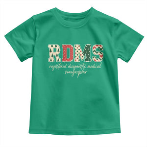 Sonographer Christmas Toddler T Shirt RDMS Ultrasound Tech Technologist Gift TS10 Irish Green Print Your Wear
