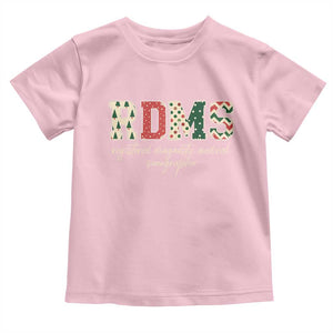 Sonographer Christmas Toddler T Shirt RDMS Ultrasound Tech Technologist Gift TS10 Light Pink Print Your Wear