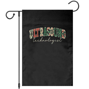 Christmas Ultrasound Technologist Garden Flag Sonographer Sonography Student Gift TS10 Black Print Your Wear