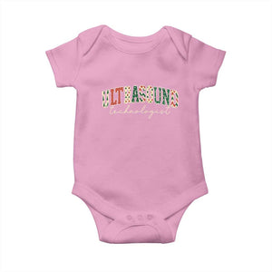 Christmas Ultrasound Technologist Baby Onesie Sonographer Sonography Student Gift TS10 Light Pink Print Your Wear