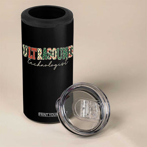 Christmas Ultrasound Technologist 4 in 1 Can Cooler Tumbler Sonographer Sonography Student Gift TS10 Print Your Wear