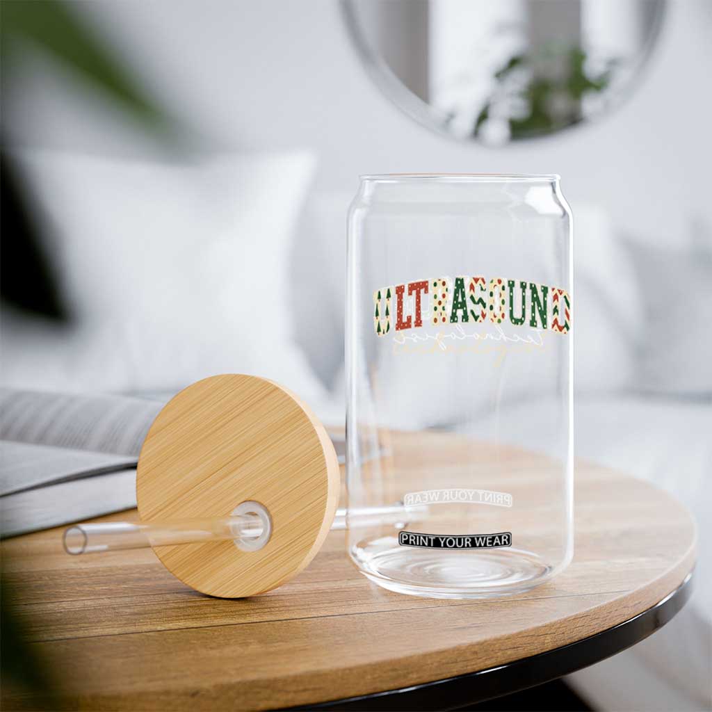 Christmas Ultrasound Technologist Glass Can Sonographer Sonography Student  Gift - Print Your Wear