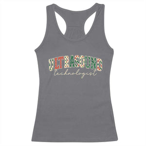 Christmas Ultrasound Technologist Racerback Tank Top Sonographer Sonography Student Gift TS10 Charcoal Print Your Wear