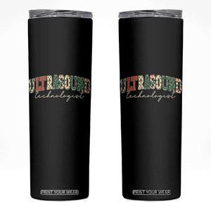 Christmas Ultrasound Technologist Skinny Tumbler Sonographer Sonography Student Gift TS10 Black Print Your Wear
