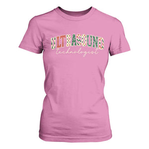 Christmas Ultrasound Technologist T Shirt For Women Sonographer Sonography Student Gift TS10 Azalea Print Your Wear